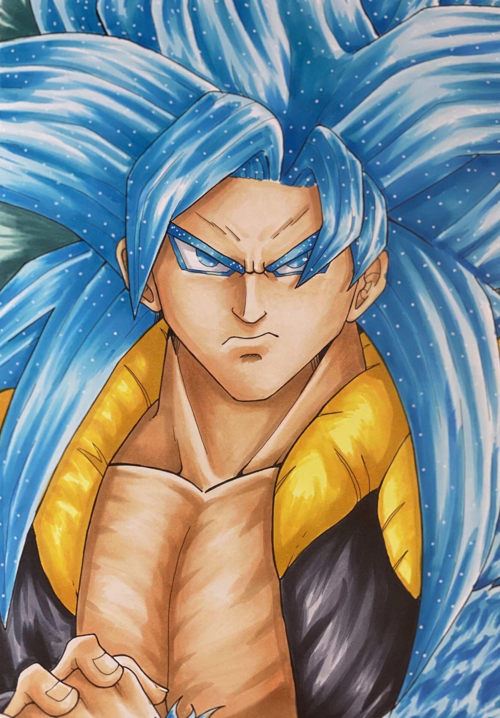 Gogeta SSJ4 SSJ Blue - DempseyJ Illustrations