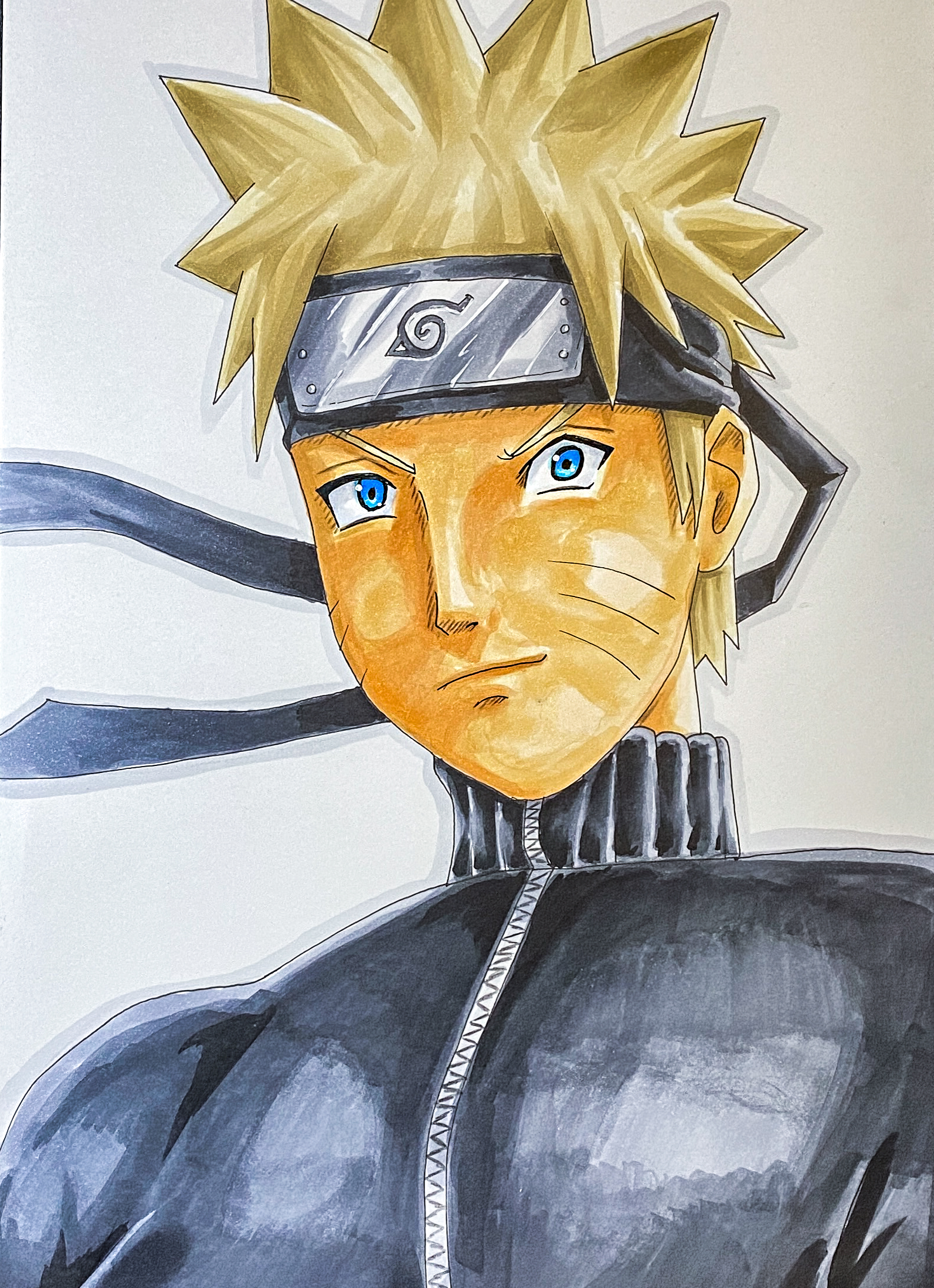 Drawing Naruto Uzumaki 